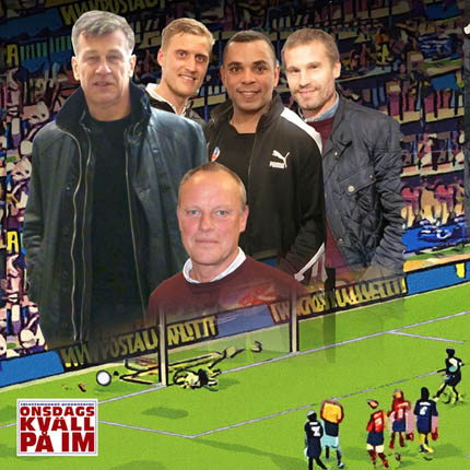 Onsdagskväll med Hans Carell och spelare. Bildmontage. Foto: Lars Bohman Onsdagskväll med Hans Carell och spelare. Bildmontage. Foto: Lars Bohman