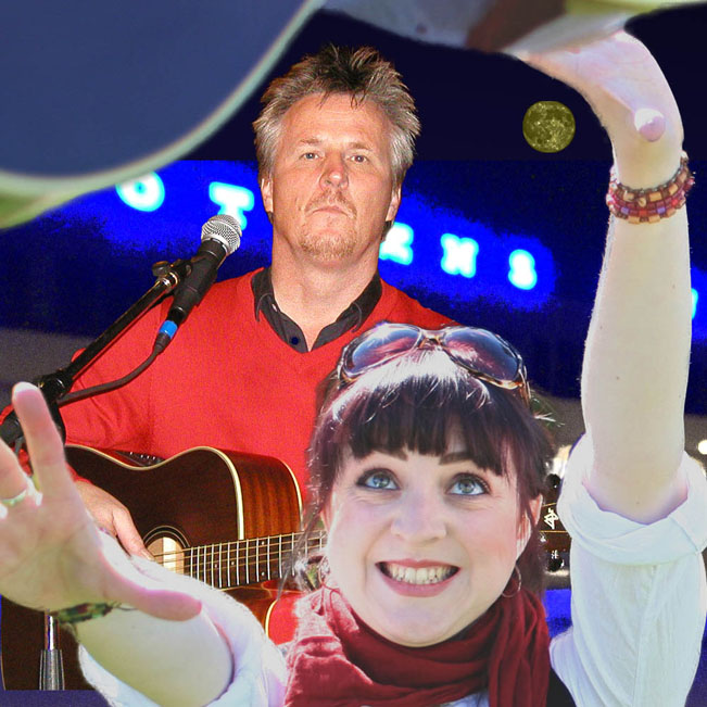 Jimmy Ginsby och Matilda Magnusson (bildmontage)