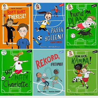 Rött kort, Therese! Passa bollen! ropar Kosse Hund på plan! Sätt straffen, Charlotte! Rekord, Fatima! Kom igen, kämpa! Vårt pris: 120 SEK/st (120).